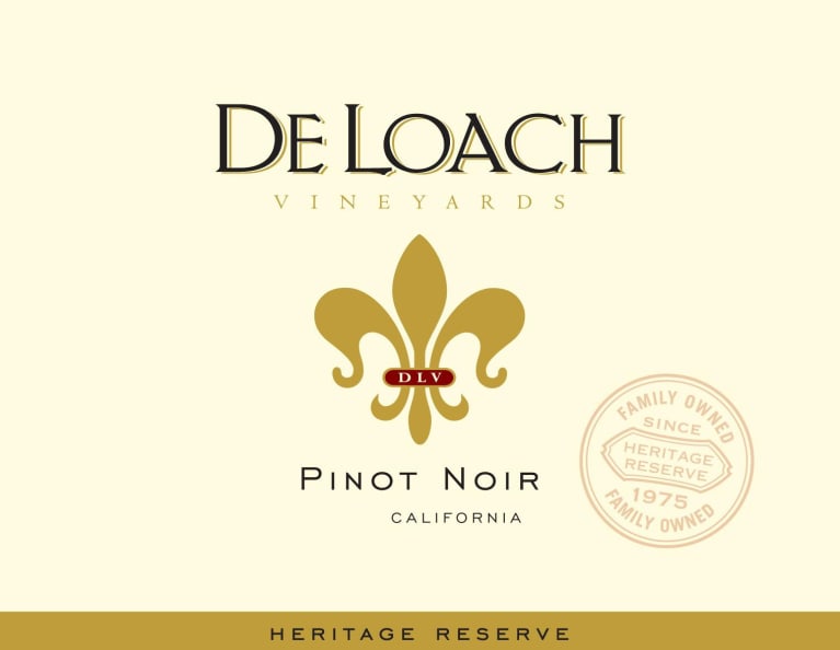 DeLoach Vineyards Heritage RSV Pinot Noir