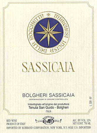 Tenuta San Guido Sassicaia